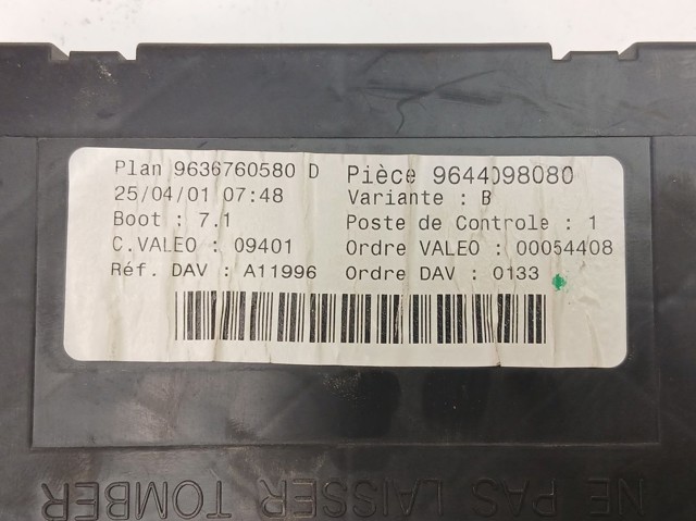  Peugeot/Citroen 9644098080 цена, от 152.02 USD