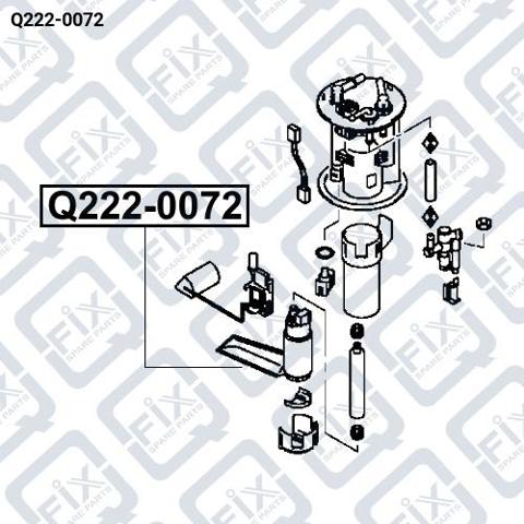 Bomba de combustível elétrica submersível Q-fix Q2220072