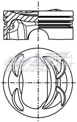 Поршень в сборе Mahle Original 028PI00118000 цена, от 61.87 USD