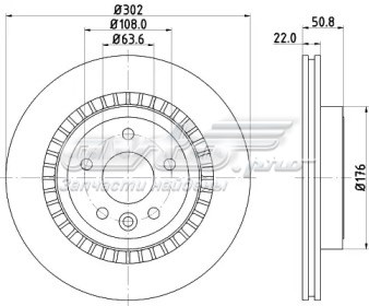 Тормозные диски BG4270 Delphi