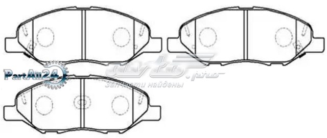 Тормозные колодки HSB HP5267