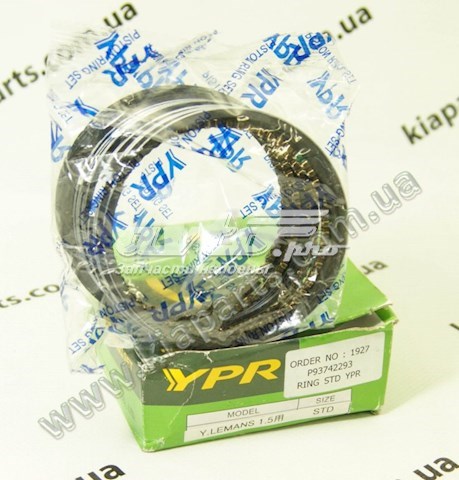 93742293 YPR Комплект поршневых колец, STD