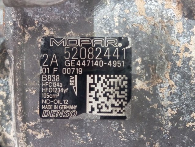 Компрессор системы кондиционирования Fiat/Alfa/Lancia 52082441 цена, от 316.73 USD