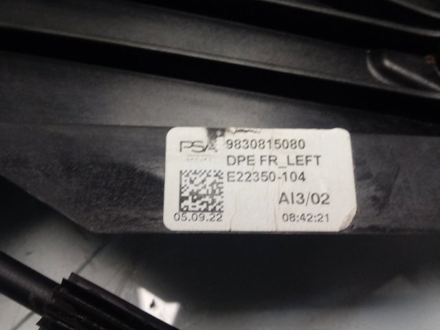 Механизм стеклоподъемника водительской двери Peugeot 308 III хэтчбек (FB, FH, FP, F3, FM) (2021 - 2026) цена, от 203.62 USD