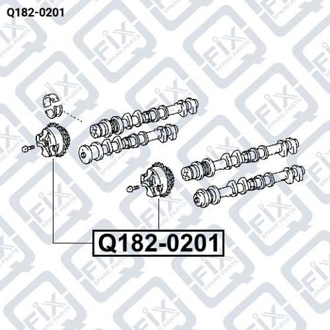 Шестерня распредвала Q1820201 Q-fix