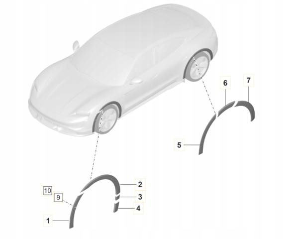 Купить 9J0854731YOK1 Porsche 