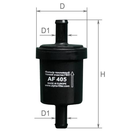 Фильтр тонкой очистки топлива Alpha Filter AF405 цена, от 1.44 USD