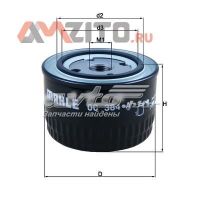 Фильтр очистки масла центробежный Mahle Original OC384A цена, от 3.61 USD