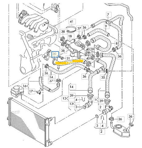 Шланг/патрубок системы охлаждения ACS P0494 цена, от 34.38 USD