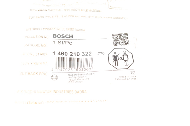 Купить 1460210322 Bosch Прокладка ТНВД