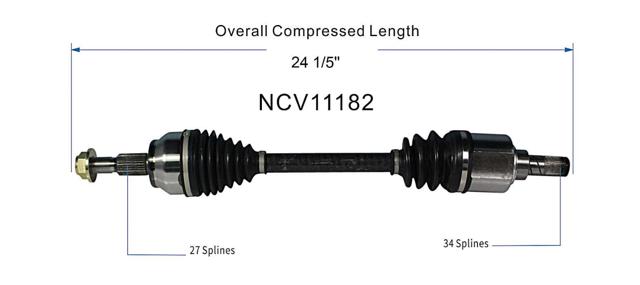 Купить BV613B437GA Ford Привод в сборе левый