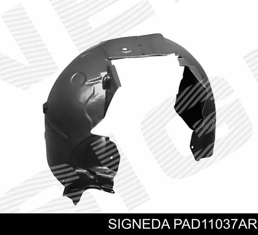Правый подкрылок переднего крыла Signeda PAD11037AR цена, от 21.84 USD
