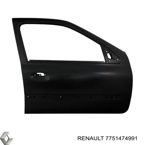 Puerta de coche, delantera, derecha 7751474991 RENAULT