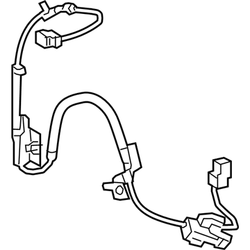 8954348060 Toyota sensor abs dianteiro esquerdo