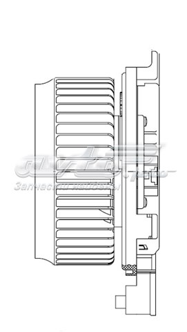Вентилятор печки LFH1910 Luzar