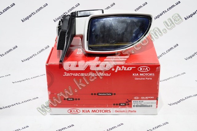 Левое боковое зеркало 876103J320 Hyundai/Kia