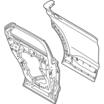 Купить PFD80014GR Signeda Дверь задняя в сборе