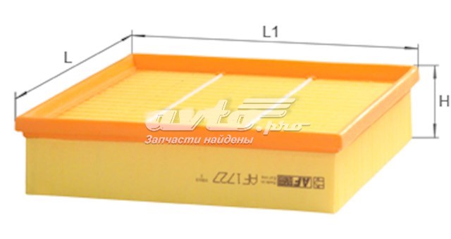 AF1727 Alpha Filter Воздушный фильтр двигателя