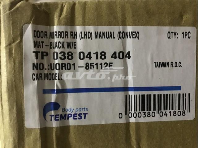 Наружное зеркало правое Tempest 0380418404 цена, от 47.11 USD