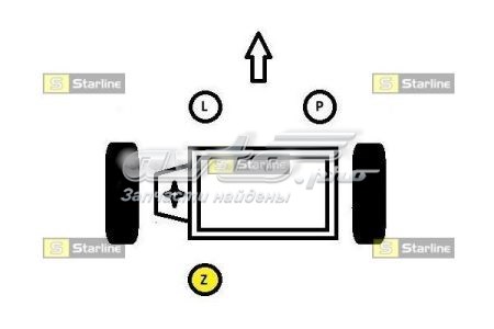 Подушка двигателя Starline SM0659