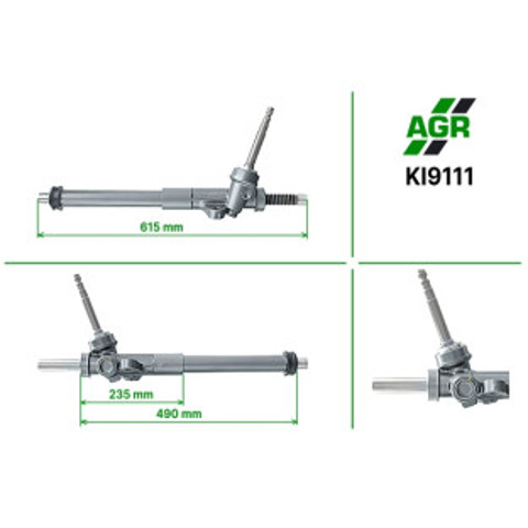 KI9111 AGR cremalheira da direção