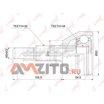 ШРУС наружный передний CO3779 Lynxauto