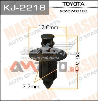 KJ2218 Masuma cápsula (prendedor de fixação do forro do pára-choque do pára-lama dianteiro)