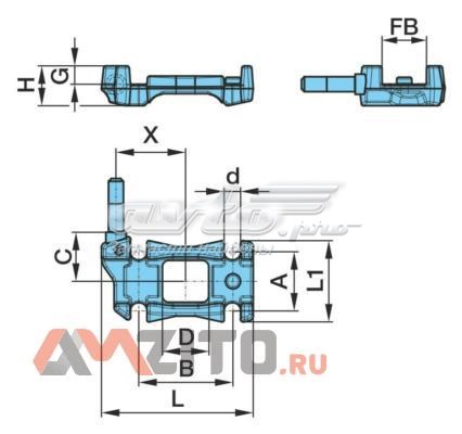 Подушка рессоры межлистовая 0503222090 BPW