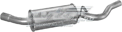Глушитель, задняя часть на Ford Escort III 