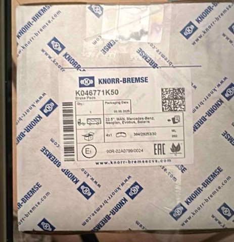 Купить K046771K50 Knorr-bremse Колодки тормозные