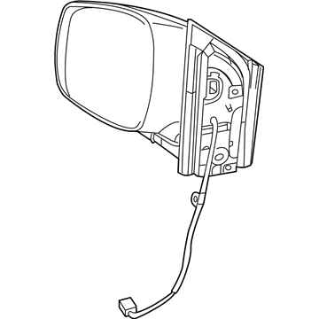 Genuine OEM Chrysler Outside Rearview Mirror – New, Part #4746372