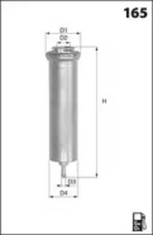 Фильтр тонкой очистки топлива Mecafilter ELG5450 цена, от 16.64 USD
