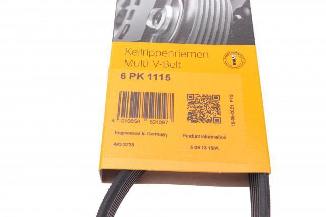 Клиновый ремень Continental/Siemens 6PK1115 цена, от 12.85 USD