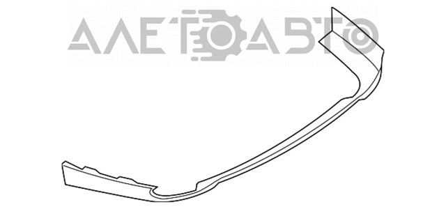 Юбка заднего бампера FPS FP2820959 цена, от 30.88 USD
