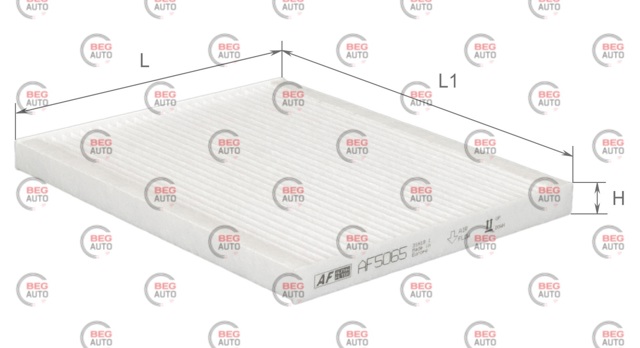 Купить AF5065 Alpha Filter Фильтр салона угольный