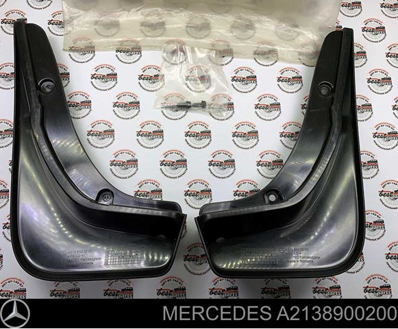 Protetores de lama traseiros, kit para Mercedes E  W213