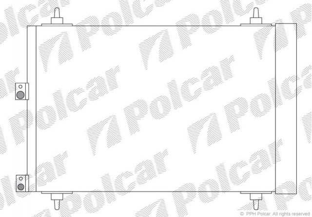 Радиатор кондиционера POLCAR 2327K8C3S