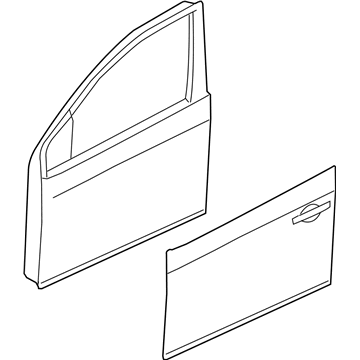 Купить H01004AFMB Nissan/Infiniti Дверь передняя правая
