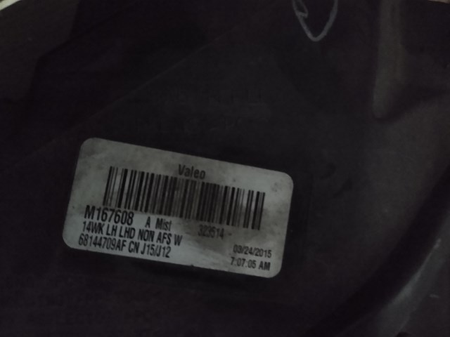 68144709AF Chrysler Фара