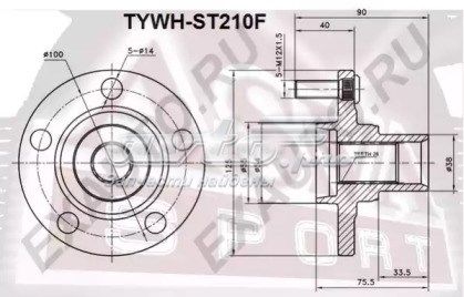 Купить TYWHST210F Asva Ступица переднего колеса