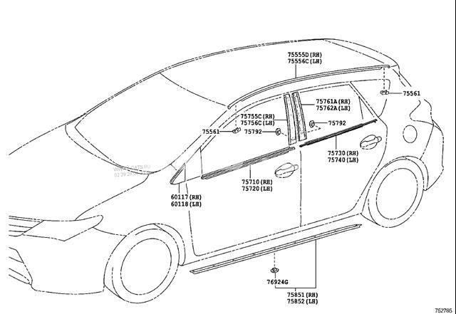  7576202110 Toyota