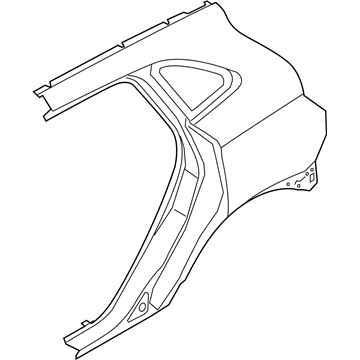 Боковая часть задняя правая Ford EJ7Z7827840A цена, от 294.86 USD