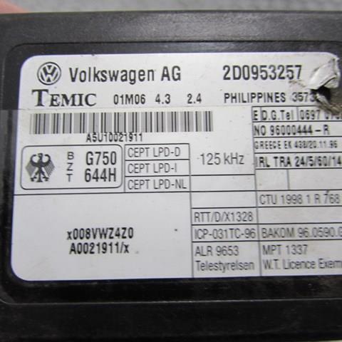  VAG 2D0953257 цена, от 11.40 USD