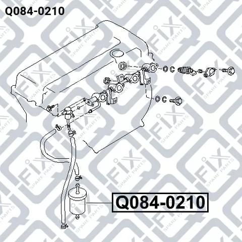 Фильтр тонкой очистки топлива Q-fix Q0840210 цена, от 2.94 USD