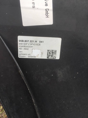 Купить 95B807221HG2X Porsche 