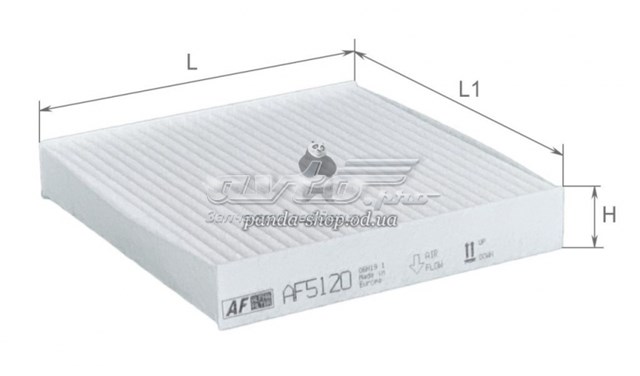 Купить AF5120 Alpha Filter Фильтр салона угольный