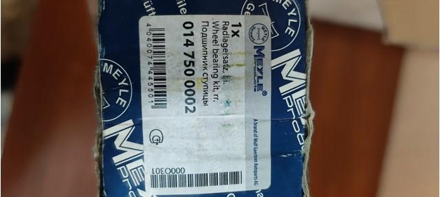 Подшипники задней ступицы Meyle 147500002 цена, от 35.10 USD
