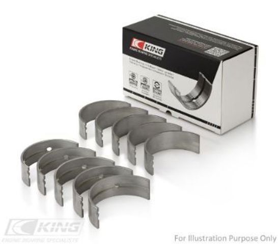 Вкладыши коленвала, коренные, комплект, 2-й ремонт (+0,50) King MB5798CP050 цена, от 24.07 USD