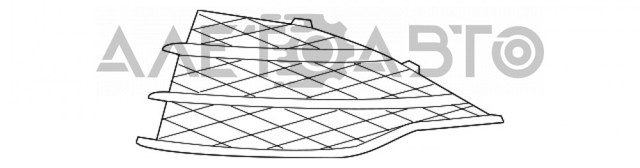 Решетка бампера переднего правая PFD99196CAR Signeda