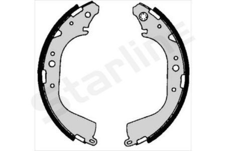 Тормоза рабочие задние ножные и тормозные барабаны Starline BC06710 цена, от 32.41 USD